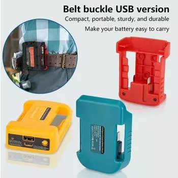 1 шт DIY аксессуары для Makita 18 В с USB с держателем аккумулятора Type-C BL1840 BL1850 BL1860 зарядное устройство адаптер быстрой зарядки