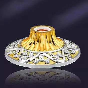 1 шт. DIY аксессуары E27 подвесной патрон лампы подходит для напряжения 220 В лепестковый рельефный круглый фиксированный кронштейн