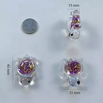 1 шт. DIY аксессуары Мини Черепаха Домашнее украшение Ландшафтный дизайн Поделки Черепаха Сад Аквариум Миниатюры Украшения A8
