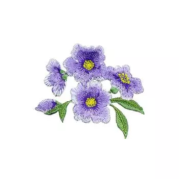 1 шт. DIY Одежда Джинсы Пальто Аксессуары Цветы Вишни Нашивки Аппликация Утюгом Цветочная Нашивка