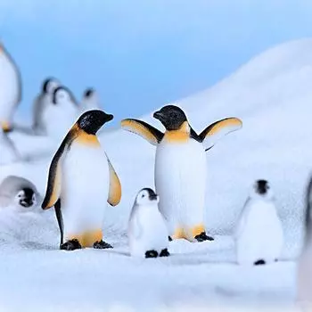 1 шт DIY поделки мини зимний пингвин тюлень снежинка айсберг миниатюрная фигурка фигурки для феи статуя рукоделие украшение дома