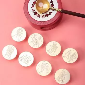 1 шт., DIY производство, свадебная печать, металлическая латунь, сургуч, штамп, любовь, свадьба, сургуч, штамп