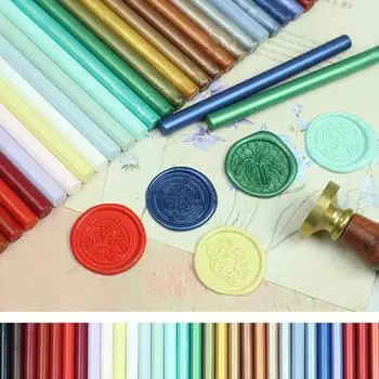 1 шт. DIY восковая палочка сплошной цвет сургучная печать уплотнительная восковая палочка восковая палочка уплотнительная восковая палочка