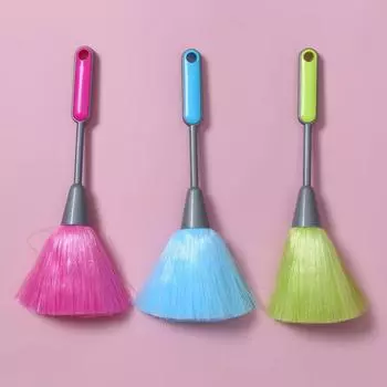 1 шт. Длинная ручка, цвет карамельный, полипропиленовая щетка для чистки клавиатуры, офисная, домашняя, настольная, ПК, хост-клавиатура, пылесборник, чистая перьевая тряпка розовый