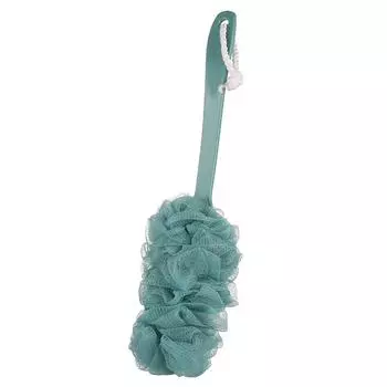 1 шт., длинная ручка, подвесная мягкая сетчатая задняя щетка для ванны, душа, скруббер, губка для ванной комнаты, щетка для душа розовый