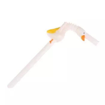 1 шт., длинная соломинка для гуся с кистями, многоразовая соломка большого диаметра