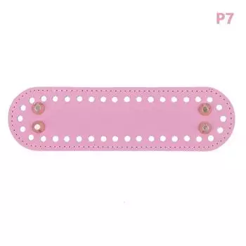 1 шт. длинное дно для вязаной сумки из искусственной кожи, основа для сумки своими руками, дно сумки ручной работы 5*18cm