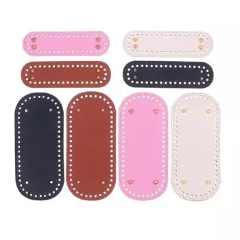 1 шт. длинное дно для вязаной сумки из искусственной кожи, основа для сумки своими руками, дно сумки ручной работы 8