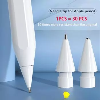 1 шт. для Apple Pencil 1, двухслойный наконечник для iPad 2-го поколения, сменный наконечник, обновленный наконечник LXY 3.5 белый