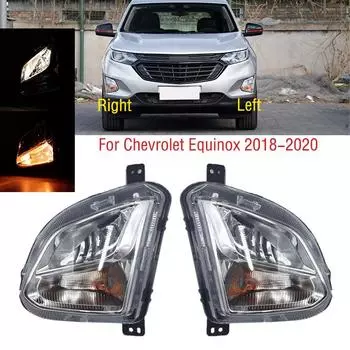 1 шт. для Chevrolet Equinox 2018 автомобильный передний бампер противотуманные фары DRL дневное вождение Бег 1pc left