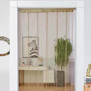 1 шт. для дверных проемов, занавеска из бисера, дверная веревка, бусины, висячие бусины, декор, дверная занавеска красный