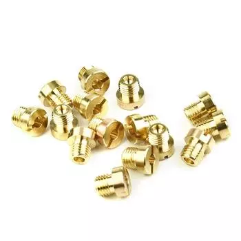 1 шт. для главного жиклера Derotto, медный инжектор карбюратора, основной жиклер с резьбой, размер 75-195