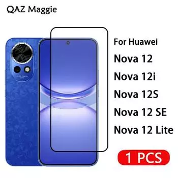 1 шт. для Huawei Nova 12 12i 12S 12SE SE Lite Защитная пленка из закаленного стекла для экрана Huawei Nova 12