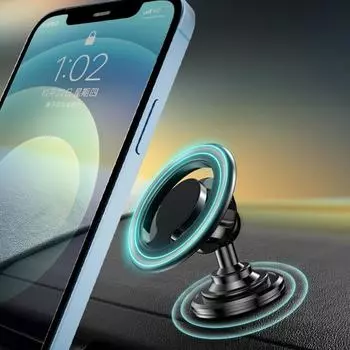 1 шт. для iPhone 13 12 Pro Max, универсальное кольцо для смартфона, магнитный держатель для телефона Magsafe, автомобильный магнитный магнитный держатель для телефона HMM серебряный