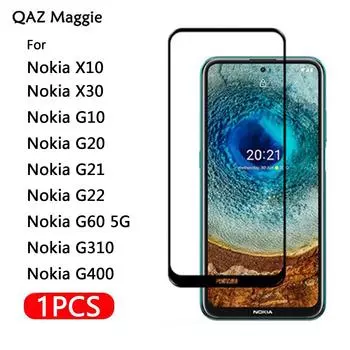 1 шт. для Nokia X10 X20 X30 стекло полное покрытие Защитная пленка для экрана закаленное стекло для Nokia G10 G11 G20 G21 G22 G60 G400 G100 Plus 5G Nokia G10