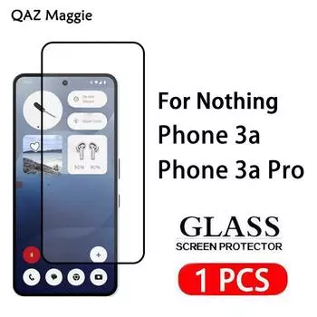 1 шт. для Nothing Phone 3a Pro Glass Защитная пленка для экрана из закаленного стекла Nothing Phone 3a
