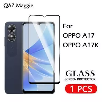 1 шт. для OPPO A17K стекло полное покрытие Защитная пленка для экрана закаленное стекло для OPPO A17 пленка OPPO A17