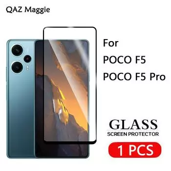 1 шт. для POCO F5 Pro защитное стекло для экрана пленка из закаленного стекла для пленки POCO F5 POCO F5