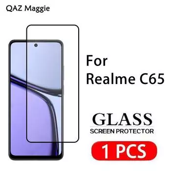 1 шт. для Realme C65 Защитная пленка для экрана из закаленного стекла Realme C65