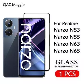 1 шт. для Realme Narzo N53 N55 N63 N65 Защитная пленка из закаленного стекла для экрана Realme Narzo N55
