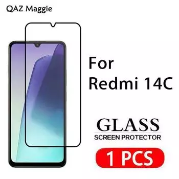 1 шт. для Redmi 14C Защитная пленка для экрана из закаленного стекла Redmi 14C