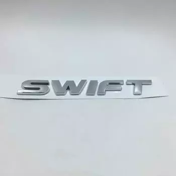 1 шт. для S/uzuki Swift аксессуары автомобильный задний багажник эмблема буквы табличка наклейка авто хвост значок наклейка серебряный