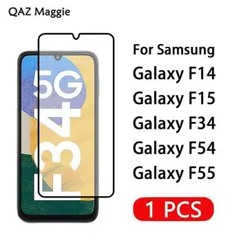 1 шт. для Samsung Galaxy F14 F15 F34 F54 F55 4G 5G защитное стекло для экрана закаленное стекло пленка Samsung Galaxy F14 5G