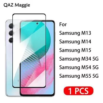 1 шт. для Samsung Galaxy M13 M14 M15 M34 M54 M55 4G 5G Стекло Защитная пленка из закаленного стекла Samsung Galaxy M13 4G