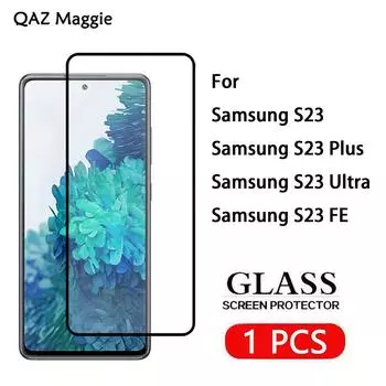 1 шт. Защитное стекло для экрана Samsung Galaxy S23 S24 S25 FE, Закаленное стекло для Samsung S23+ S23 Plus Ultra, Пленка Samsung Galaxy S23 FE
