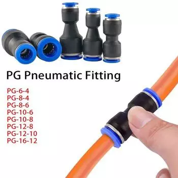 1 шт. для шланга быстроразъемный соединитель Push In PG Series новые пневматические фитинги PG8-6