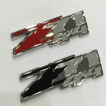 1 шт. / Для Silverado 3D z71 4x4 эмблема значок ABS логотип наклейка для GMC Sierra грузовик кровать 4x4 Chevy Silverado Sierra пластик красный