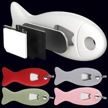 1 шт. для удаления SIM-карты, игольчатые держатели, лоток для открытия мобильного телефона, чехол для хранения SIM-карты, инструмент для извлечения с брелоком белый