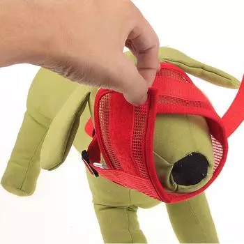 1 шт. для ухода за собаками, дышащие, новые, популярные, товары для животных, регулируемые, анти-стоп, жевательные, намордники, высококачественные, нейлоновые, для рта, морды, лающие, бусины для укусов L красный