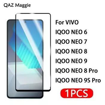1 шт. для VIVO IQOO Neo 6 7 8 9 9S Pro стекло полное покрытие Защитная пленка для экрана закаленное стекло для IQOO Neo6 Neo7 Neo8 Neo9 SE Lite пленка VIVO IQOO NEO6