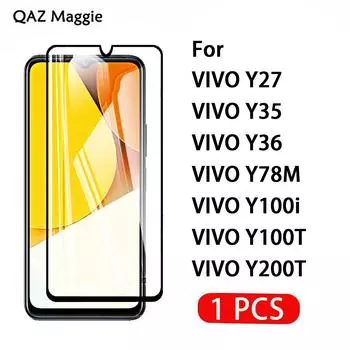 1 шт. для VIVO Y77T Защитная пленка для экрана из закаленного стекла для VIVO Y27 Y35 Y36M Y36 Y36i Y100i T1 Y100T Y100 Y200T 4G 5G VIVO Y35 5G
