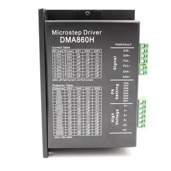 1 шт. DM860H(ДМА860Х) Драйвер шагового двигателя, цифровой контроллер, драйвер шагового двигателя, лазерный гравировальный станок 18-80V