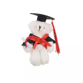 1 шт. Докторский медведь, мягкий плюшевый мишка, товары для творчества, плюшевая игрушка, подарок на выпускной, букет на выпускной, аксессуары, сделай сам, цветок 13x8 см