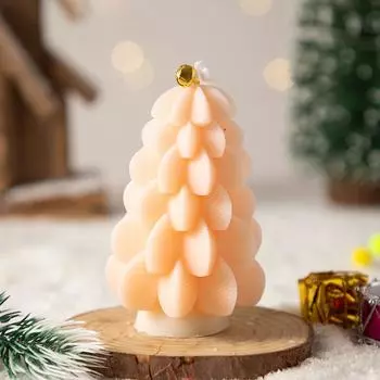 1 шт. Долгоиграющая домашняя праздничная свеча, милые украшения для стола, подарки, форма елки, для вечеринки, доступно несколько вариантов