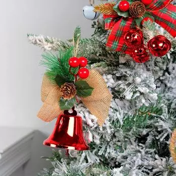 1 шт. Домашний колокольчик DIY Аксессуары Украшения Подвеска Дерево Рождество Открытый Шишка
