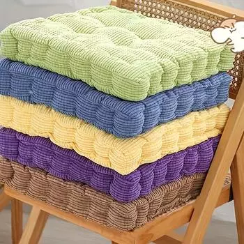 1 шт. домашний офис сидячий артефакт напольная подушка для стула студент учитель пукающая подушка квадратная мягкая вельветовая 40x40cm