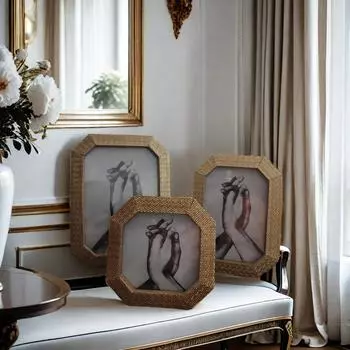 1 шт. домашний светильник, роскошь, простота, мода, настенный, креативное ремесло, винтажная фоторамка, фотостенд S