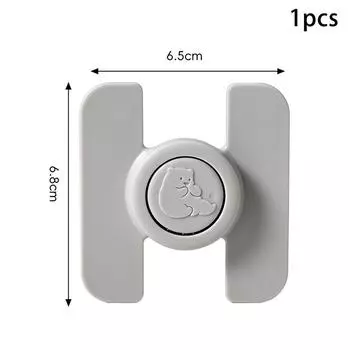 1 шт. домашний замок для холодильника, безопасный дверной замок для холодильника и морозильной камеры, многофункциональные защитные замки, защита для детей 1pcs