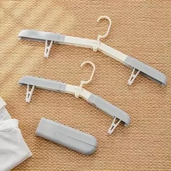 1 шт. дорожная портативная вешалка для одежды экономит место складная пластиковая вешалка для одежды брюки крючок для носков многофункциональный органайзер для гардероба 1PCS серый