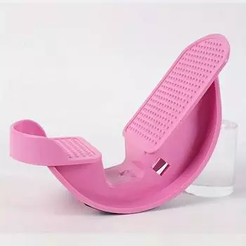 1 шт. Доска для растяжки Наклонная педаль Растяжитель ахиллова сухожилия Икроножная мышца Дом Йога Фитнес Реабилитация Стоя Баланс Колесо для растяжки Артефакт 1PCS розовый