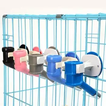 1 шт., дозатор воды для домашних животных, собак, кошек, насадка для подвешивания бутылки, головка для подачи воды, герметичная миска для кормления домашних животных, устройство для кормления домашних животных зелёный