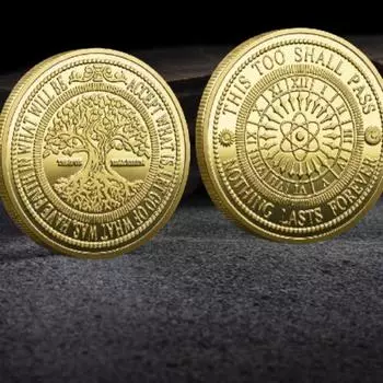 1 шт. Древо жизни памятная монета странствующая монета памятная медаль ношеная рельефная бронзовая серебряная монета коллекционная монета золотой