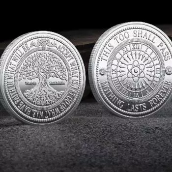 1 шт. Древо жизни памятная монета странствующая монета памятная медаль ношеная рельефная бронзовая серебряная монета коллекционная монета золотой