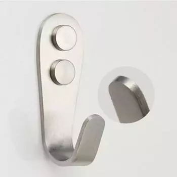 1 шт. Дверной крючок из нержавеющей стали для кухонного шкафа, вешалка для одежды, органайзер, держатель 1.5cm