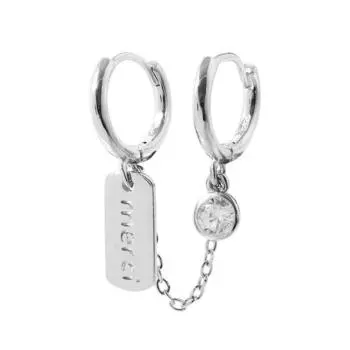 1 шт. Двойная серьга-кольцо с отверстием для уха, овальная серьга с звеньями из чиан-циркония для женщин, ювелирные изделия для вечеринок, оптовая продажа S-E1057