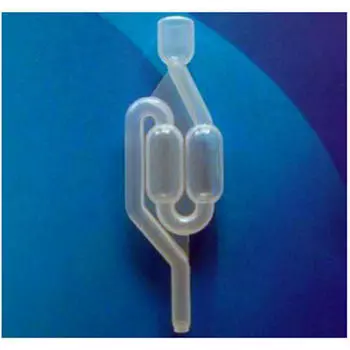 1 шт. Двойной пузырьковый люверс для брожения пива, аксессуары для виноделия, односторонний выпускной клапан, кухонные принадлежности, бытовые принадлежности One size